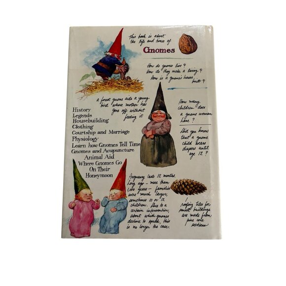 1977 Signed Hardcover Book "Gnomes" by Wil Huygen Illustrated by Rein Poortvliet - Picture 5 of 10